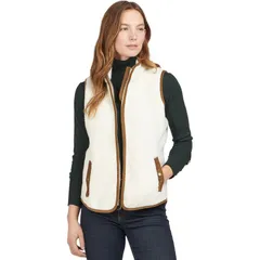 バブアー レディース トップス ベスト フリース Barbour Burford Fleece Vest Womens Winter PearlClassic パールのサムネイル