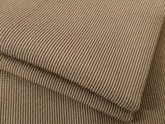 平和屋着物▽江戸小紋　単衣　万筋　柴染色×濃鼠色　正絹　逸品　AABG9263ck