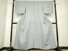 平和屋着物▽上質な紬　単衣　手描き　横段更紗花文　正絹　逸品　AABG0231jh 平和屋着物□上質な紬 横段更紗花唐草文 正絹 逸品 CABF1114fb