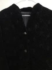 JPN Y2K ヴィンテージ アバント ツアーベルベット フラワー ウール ジャケット