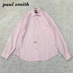 PAUL SMITH 長袖シャツ L ピンク 無地