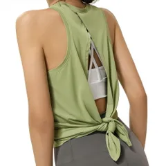 ヨガウェア タンクトップ トップス スポーツ ピラティス ホットヨガ フィットネス ジム ダンス かわいい おしゃれ yd076