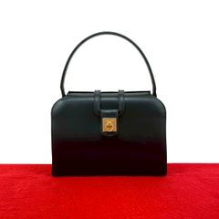 希少☆CELINE オールドセリーヌ ハンドバッグ ボックスカーフ F/10 