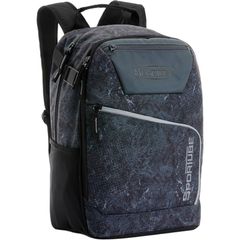 極美品 ヒューゴボス シルバートーン ロゴ ストラクチャードレザー