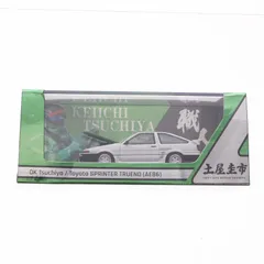 1/64 トヨタ スプリンタートレノ (AE86) DRIFT KING(ホワイト) 完成品 ミニカー(HJ646052DK) ホビージャパンのサムネイル
