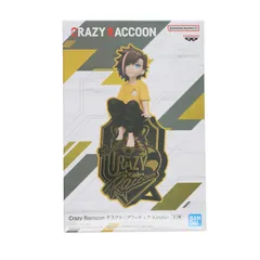 Kinako(キナコ) A(Tシャツイエロー) Crazy Raccoon(クレイジーラクーン) デスクトップフィギュア-Kinako- プライズ(2725224) バンプレスト