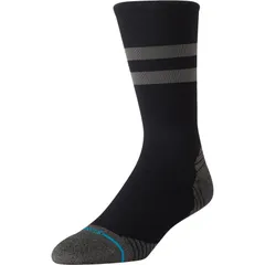 スタンス メンズ アンダーウェア 靴下 Stance Franchise UltraLight Running Crew Sock Black ブラック