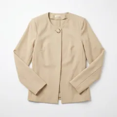 [C-1] art de femme ノーカラーカーディガン