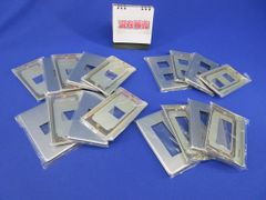 スイッチプレート 1連用 メタリックグレー 10枚セット - メルカリ