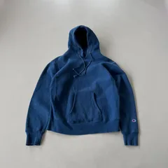 USA製 チャンピオン リバースウィーブ スウェット パーカー ライトネイビー XL 70s 単色タグ