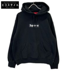 Supreme シュプリーム 24FW ﾌﾞﾗｯｸ Box Logo Hooded Sweatshirt M