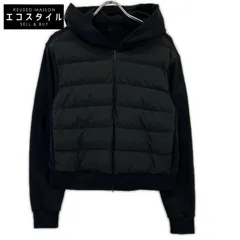 ★3日以内返品可★ 極美品 MONCLER モンクレール ポリエステル MAGLIA APERTA CON CA パデットスウェット L 8G00020809KZ999 パーカー ブラック 綿 ポリエステル ダウン レディース MAGLIA APERTA CON ZIP – TIME AFTER TIME