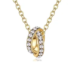 【新品】 [alisashelly] ネックレス レディース サージカルステンレス ジルコニア 金属アレルギー対応 ペンダント 18金メッキ アジャスター シンプル 20代 人気 シルバー ゴールド ローズゴールド3色 記念日 可愛い 彼女 妻 プレゼント 0