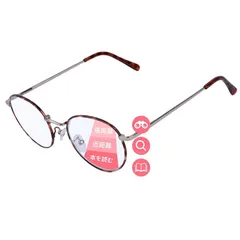 【新品】 [NEGISU] 老眼鏡 おしゃれ メンズ レディース 超薄レンズ シニアグラス ブルーライトカット リーディンググラス 丸型 ケース付き メタルフレーム 超軽量 メガネ 40代50代60代 度数+1.0 +1.5 +2.0 +2.5 +3.0 