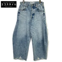 Whim Gazette ウィムガゼット WGZ1021702A0001 ラインカーブ DENIM デニムパンツ 38