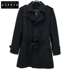 BURBERRY BLACK LABEL バーバリーブラックレーベル ﾌﾞﾗｯｸ BMA14-313-09 ｼｮｰﾄ丈ﾄﾚﾝﾁｺｰﾄ L