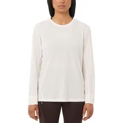 サロモン レディース トップス Tシャツ 長袖 Salomon Shakeout Core LongSleeve TShirt Womens Whisper White ホワイトのサムネイル