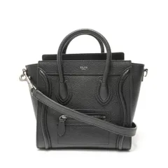 CELINE セリーヌ ハンドバッグ ラゲージ ナノ ショッパー 2way レザー【中古】