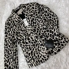 バナナパブリック　ヒョウ柄　レオパード　ジャケット