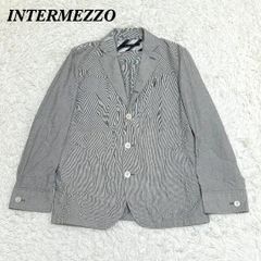 INTERMEZZO インターメッツォ 麻混ジャケット M グレー