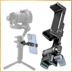 ☆彡送料無料でお届け☆彡 トリプルコールドシュー スマートフォン用クランプホルダー、多機能三重ホットシュー金属クリップサポート、マイク・フィルライト・スピードライト用、クイックリリースマウント付き調整可能モバイルブラケット、スタビライザーカメラケージ用 NAT