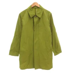 エディーバウアー EDDIE BAUER ステンカラーコート M フロントフライ ラグランスリーブ ミドル ハーフ丈 カーキ /AEのサムネイル