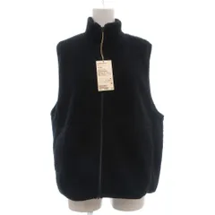 無印良品 良品計画 タグ付き ボアフリースベスト ジャケット ダークネイビー /MG