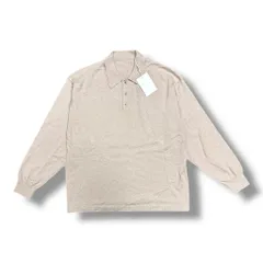 参考上代22000円 未使用 crepuscule 24SS  L/S Knit Polo 長袖ニットポロシャツ セーター クレプスキュール 2401-021 ベージュ 1 （81751A）のサムネイル