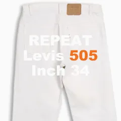 リーバイス 505 オレンジタブ ホワイトジーン 80s USA 34 OR50536184