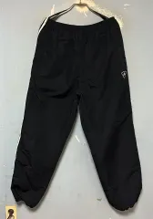 アディダス 3本線 メンズ ダウン キルティング トラックパンツ ジョガー ブラック 3XL 38