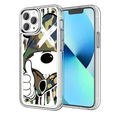 【特価セール】用 Pro 14 14 アイフォン キャラクターシェル クールでかっこいい指の おしゃれ 可愛い ケース（green） 携帯ケース 耐衝撃 指紋防止/滑り止め黄変防止 軽量 薄い インチ 6.1 ケース pro iPhone