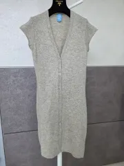 バニー NEW YORK カシミア ニット ONE PIECE カーディガン Mサイズ