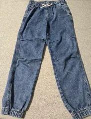 H&M デニム ジョガー ファンツ 140