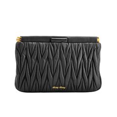 MIU MIU チェーンミニハンドバッグ 黒ミュウミュウ - メルカリ