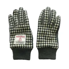 ハリスツイード Harris Tweed 手袋 グローブ グレー アイボリー /SS ■OSのサムネイル