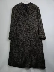 ヴィンテージ ビック襟 ヒョウ柄 レオパード パータン コート MADE IN JAPAN