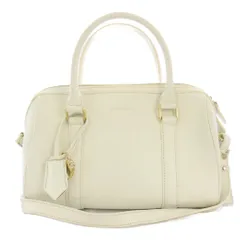 サマンサタバサ Samantha Thavasa ショルダーバッグ ハンドバッグ 2WAY レザー 白 /BM