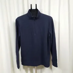 アンダーアーマー ゴルフ メンズ 裏起毛 ハーフジップTシャツ 105