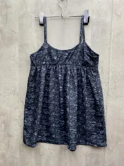 X-girl エックスガール FLORAL CAMO BABYDOLL TUNIC チュニック ワンピース sizeM/ブラック ■◆レディース