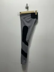 ナイキ グレー/ブラック メッシュ レギンス S