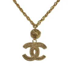 CHANEL シャネル ココマーク  ネックレス ゴールド ヴィンテージ GPメッキ アンティーク レディース
