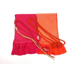 【リメイク用】帯〆帯揚　２組セット