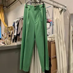 【東あずま店　併売品】　緑　GREEN LABEL RELAXING グリーンレーベルリラクシング　パンツ　ボトム　ボトムス　pants　bottom　カジュアル　お呼ばれ　デート　オフィスカジュアル　食事会　３４　小さい