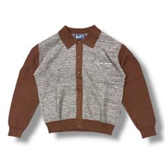 BoTT MARLED KNIT POLO / BROWN - メルカリ