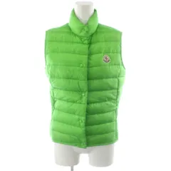 モンクレール MONCLER LIANE ダウンベスト ロゴ ナイロン 0 黄緑 310934830399 /AN16のサムネイル