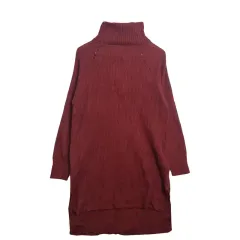 URBAN RESEARCH ワイン タートルネック ニット ONE PIECE Free アクリル