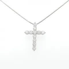 PT900/PT850 クロス ダイヤモンド ネックレス 2.059CT