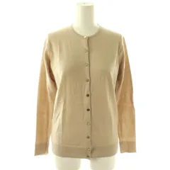 ミューズ ドゥーズィエム クラス MUSE de Deuxieme Classe FF30 クルーネック ニットカーディガン セーター ウール 36 ベージュ /SS ■OS