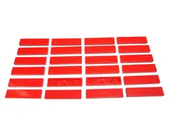 レゴ★赤色の１×４タイル２４点セット（中古品）