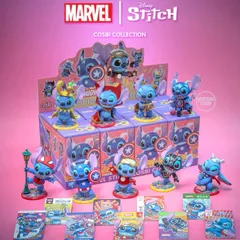 スティッチ マーベル コラボ フィギュア 全9種 フルコンプ セット ブラインドボックス Hot Toys Cosbi 正規品 海外 限定 ホットトイズ 25周年 記念 ディズニー シークレット